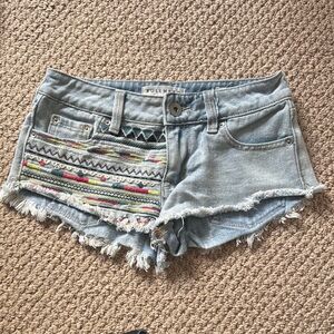 Bullhead 00 Low Rise Denim Shorts